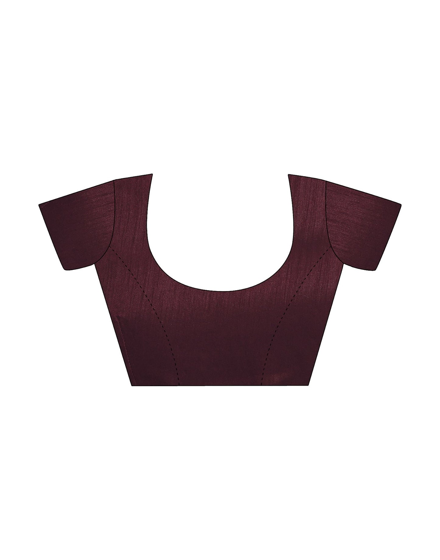 Maroon Georgette Printed Saree