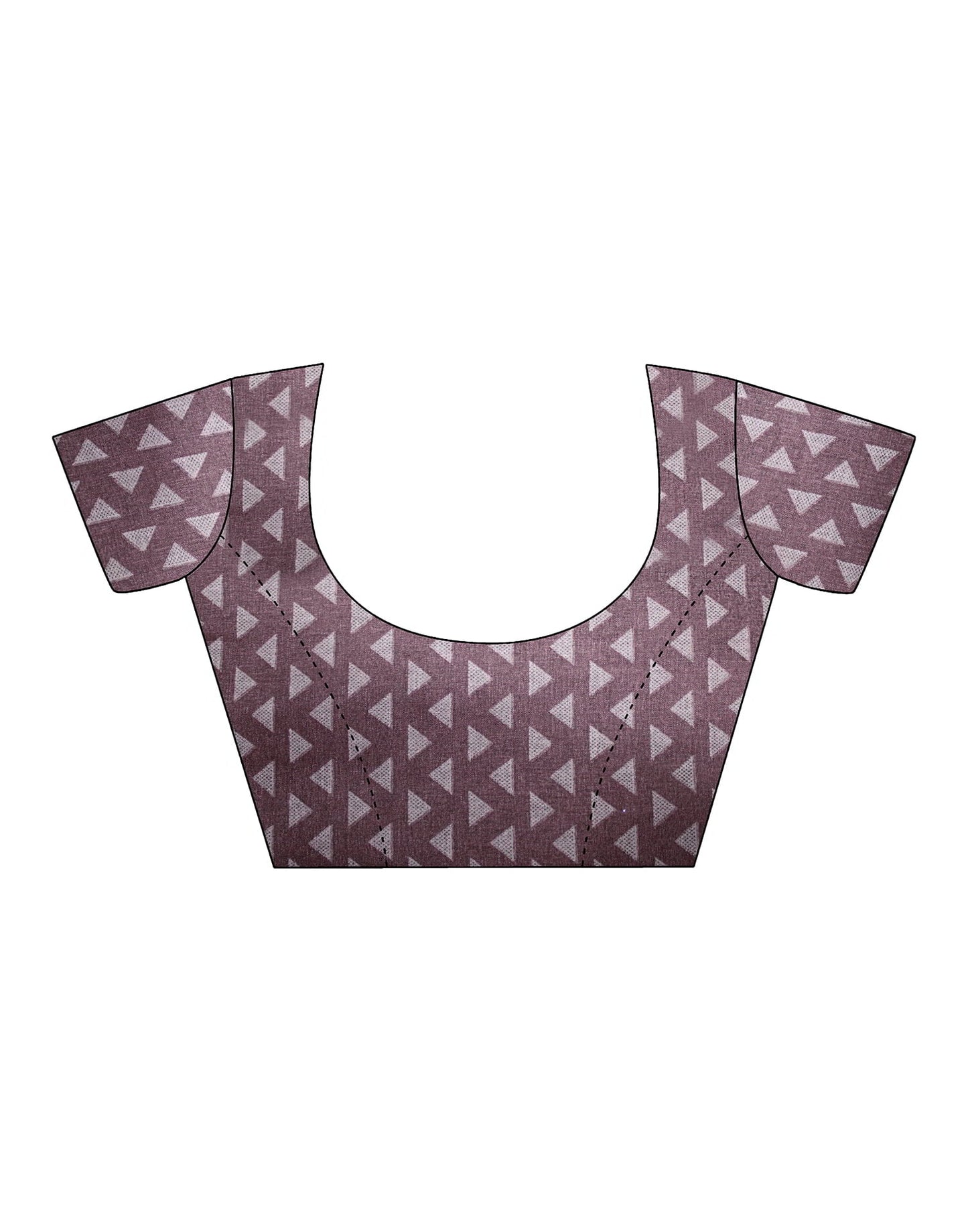 Pink Silk Printed Saree