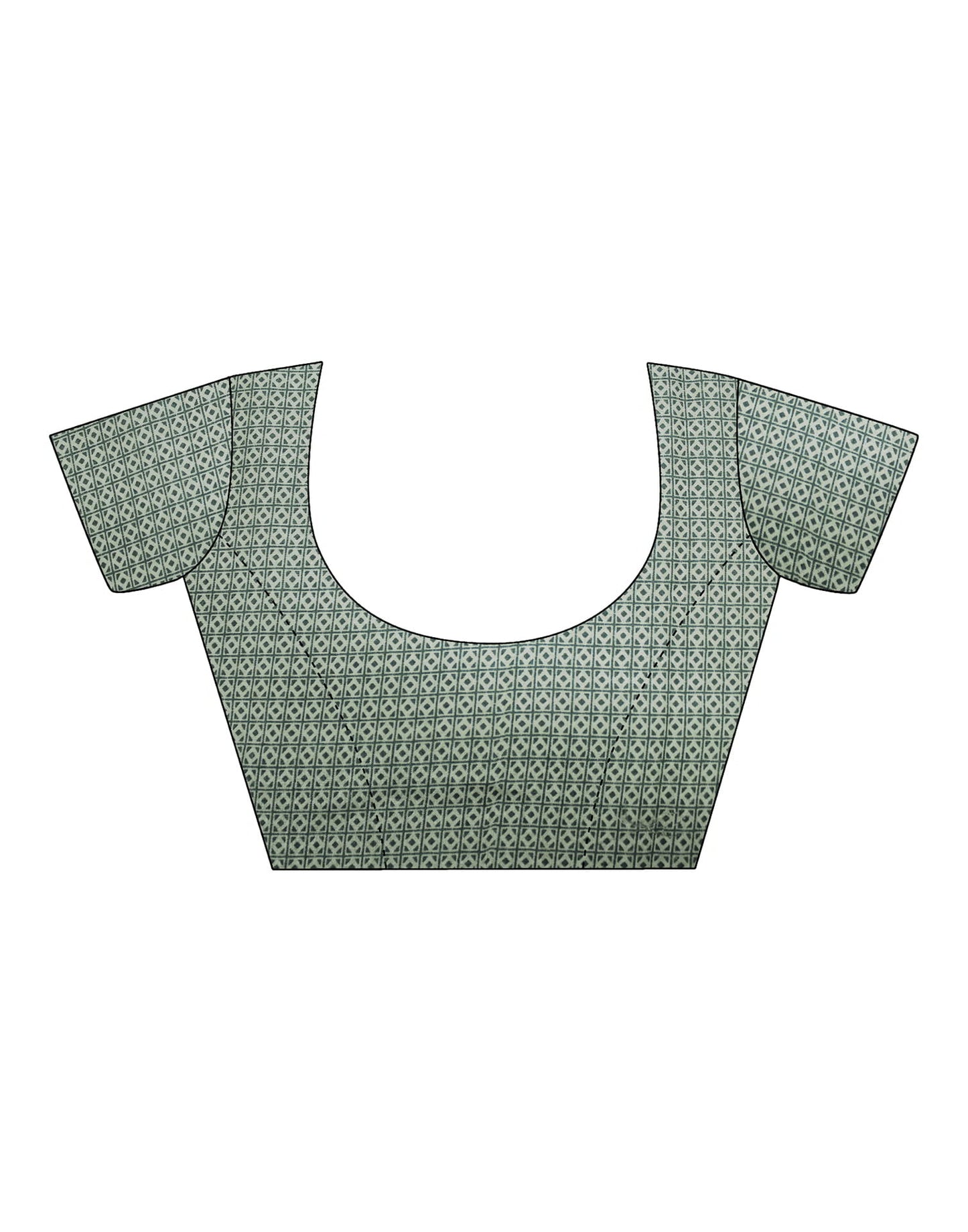 Green Silk Printed Saree