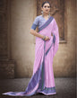 Pink Silk Printed Saree
