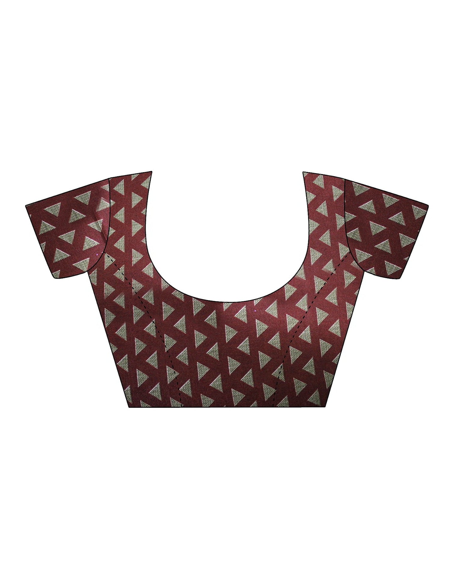 Blue Silk Printed Saree