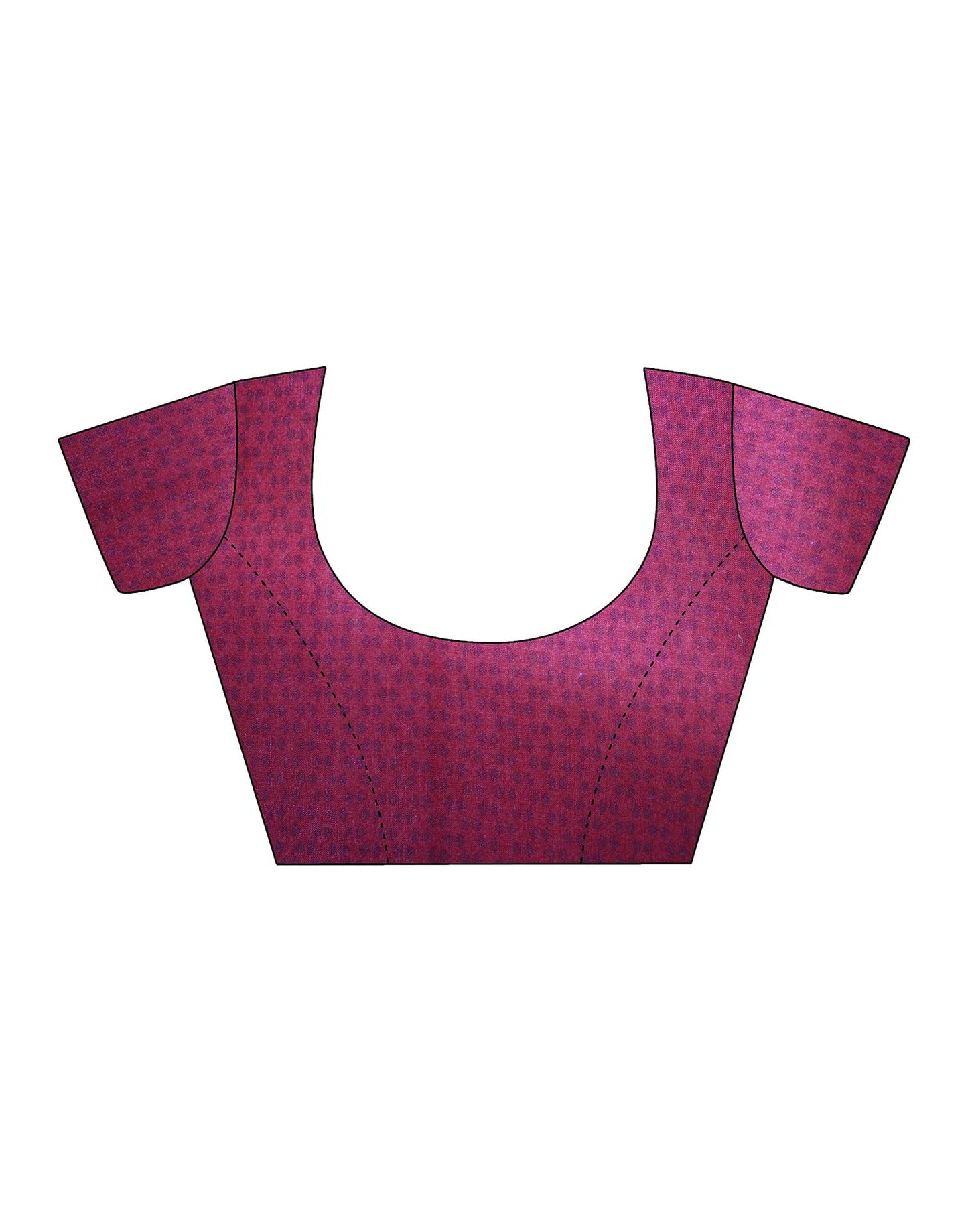 Mauve Silk Printed Saree