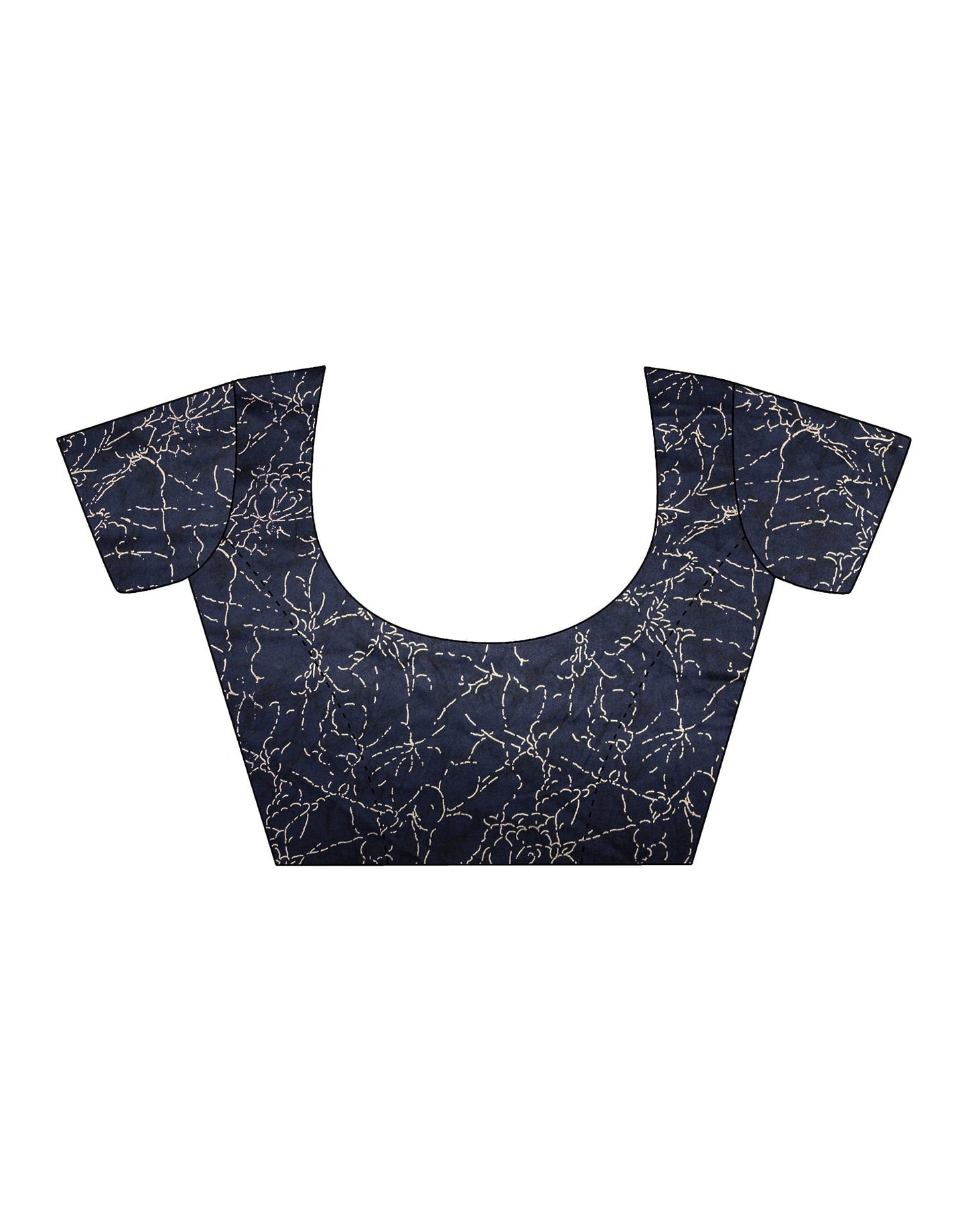 Blue Georgette Printed Saree