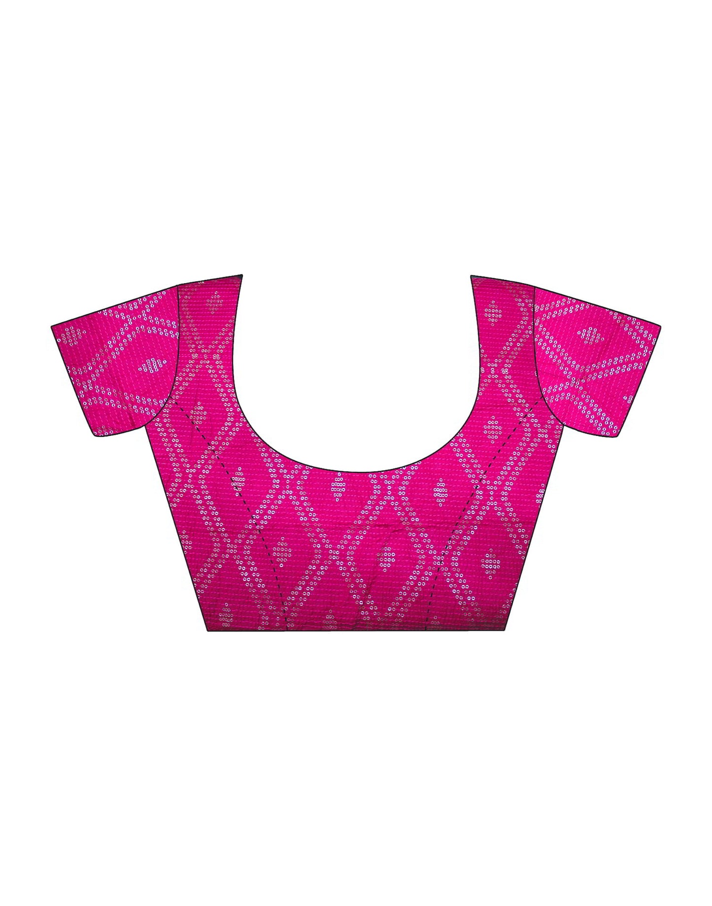 Blue Georgette Plain Saree