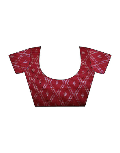 Green Georgette Plain Saree