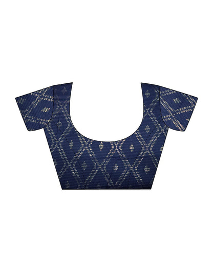 Magenta Georgette Plain Saree