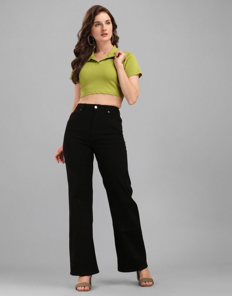 Pear Green Crop Top | Sudathi