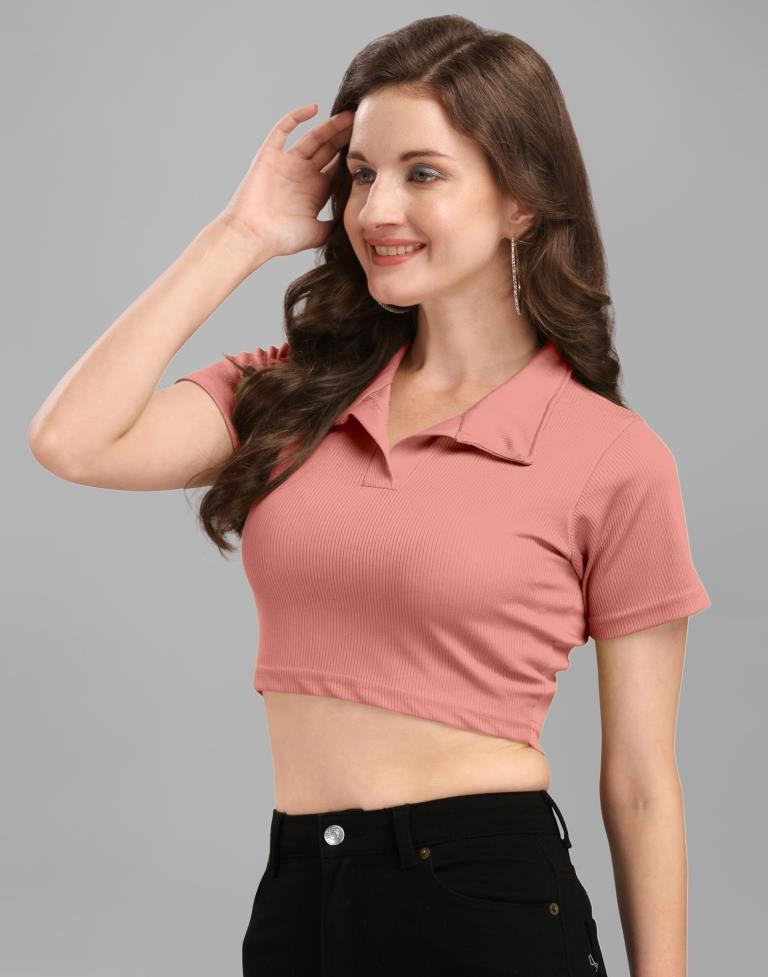 Peach Crop Top | Sudathi