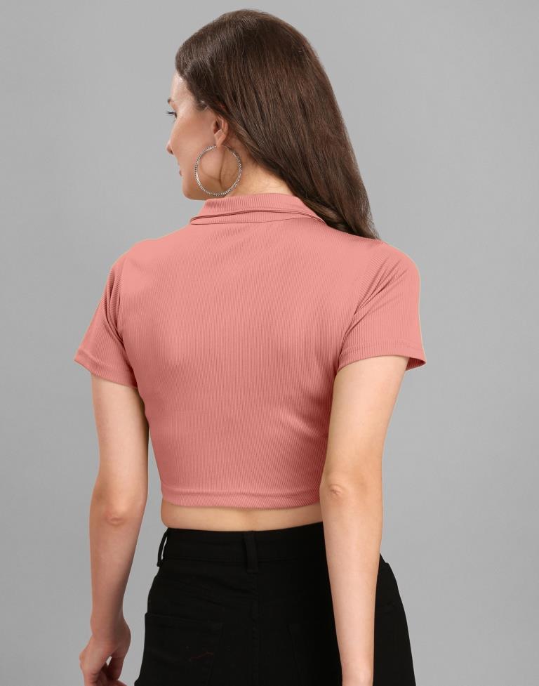 Peach Crop Top | Sudathi