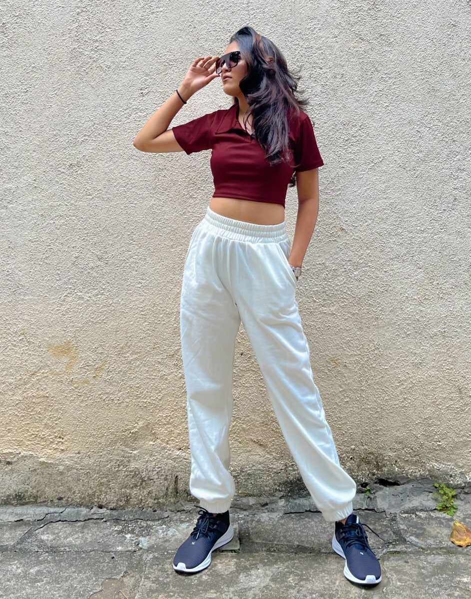 Maroon Crop Top | Sudathi