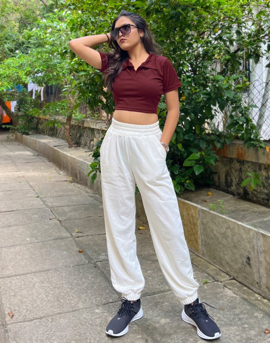 Maroon Crop Top | Sudathi