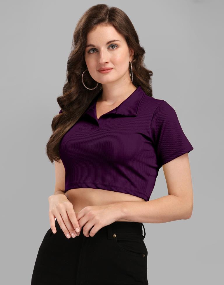 Wine Crop Top | Sudathi