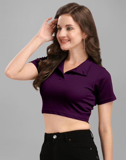 Wine Crop Top | Sudathi