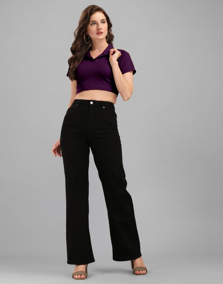 Wine Crop Top | Sudathi