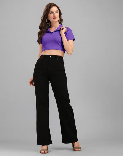 Purple Crop Top | Sudathi