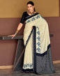 Black Silk Printed Saree