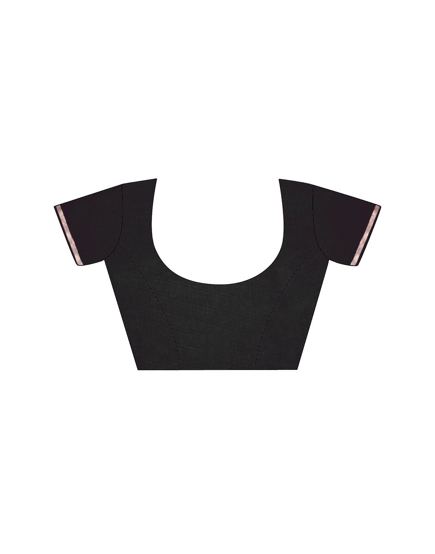 Black Silk Printed Saree