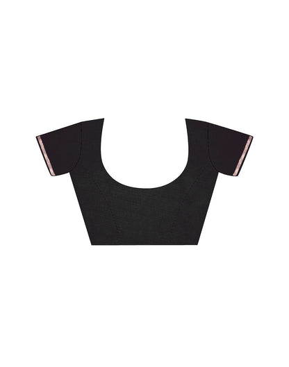 Grey Silk Printed Saree