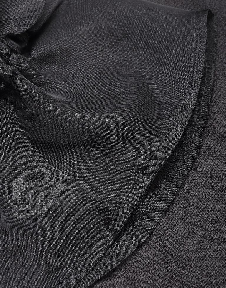 Black Puff Sleeve Top | Leemboodi