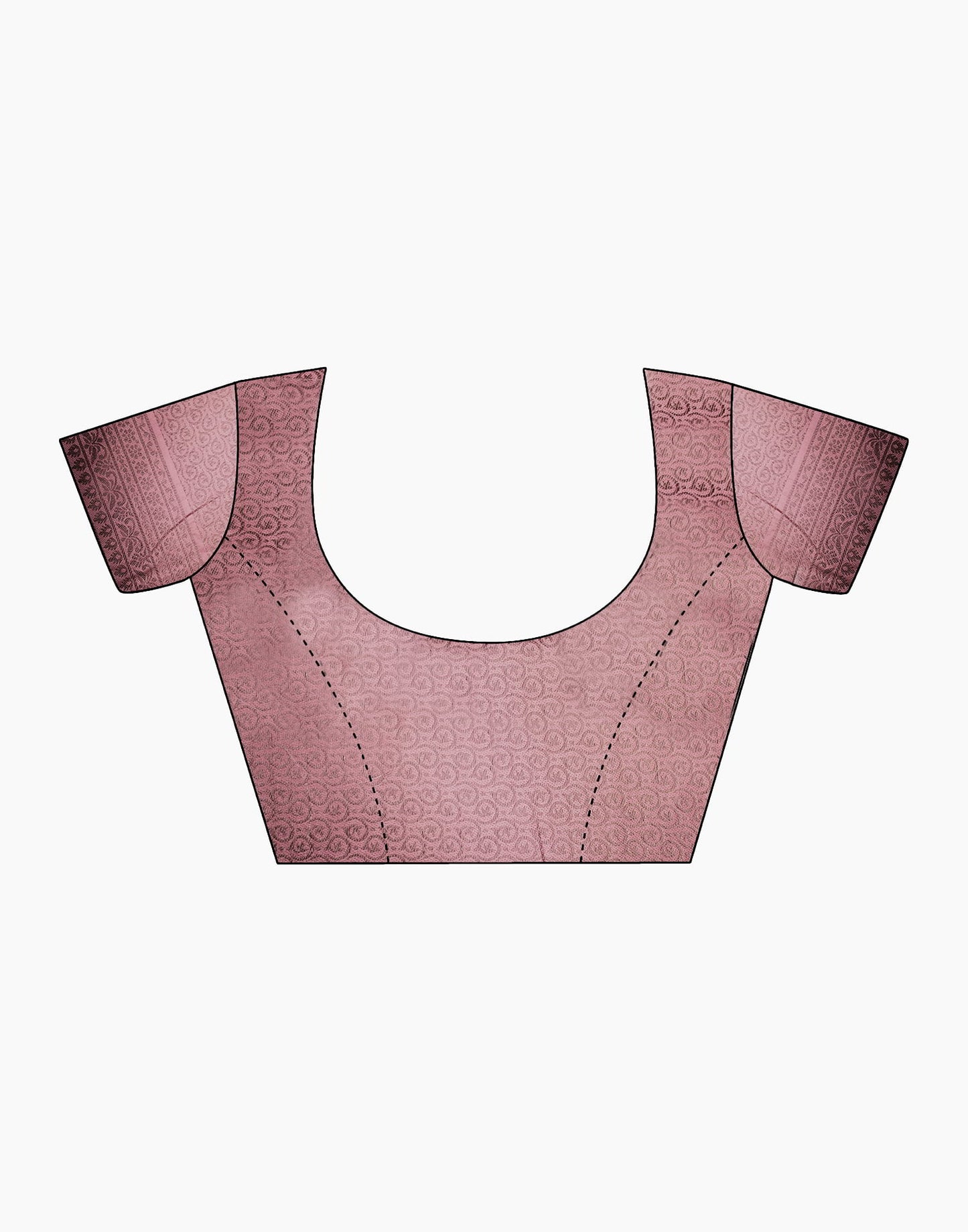 Cream Silk Printed Saree