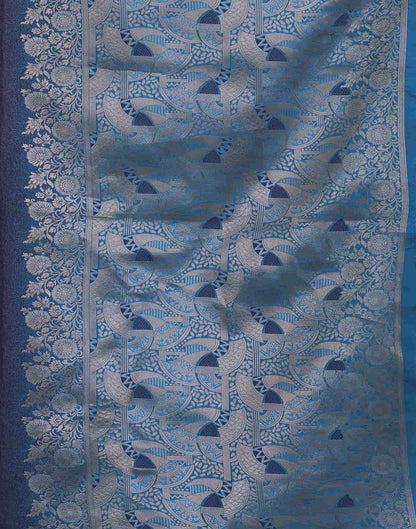 Purple Banarasi Silk Woven Saree