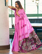 Pink Banarasi Silk Woven Saree