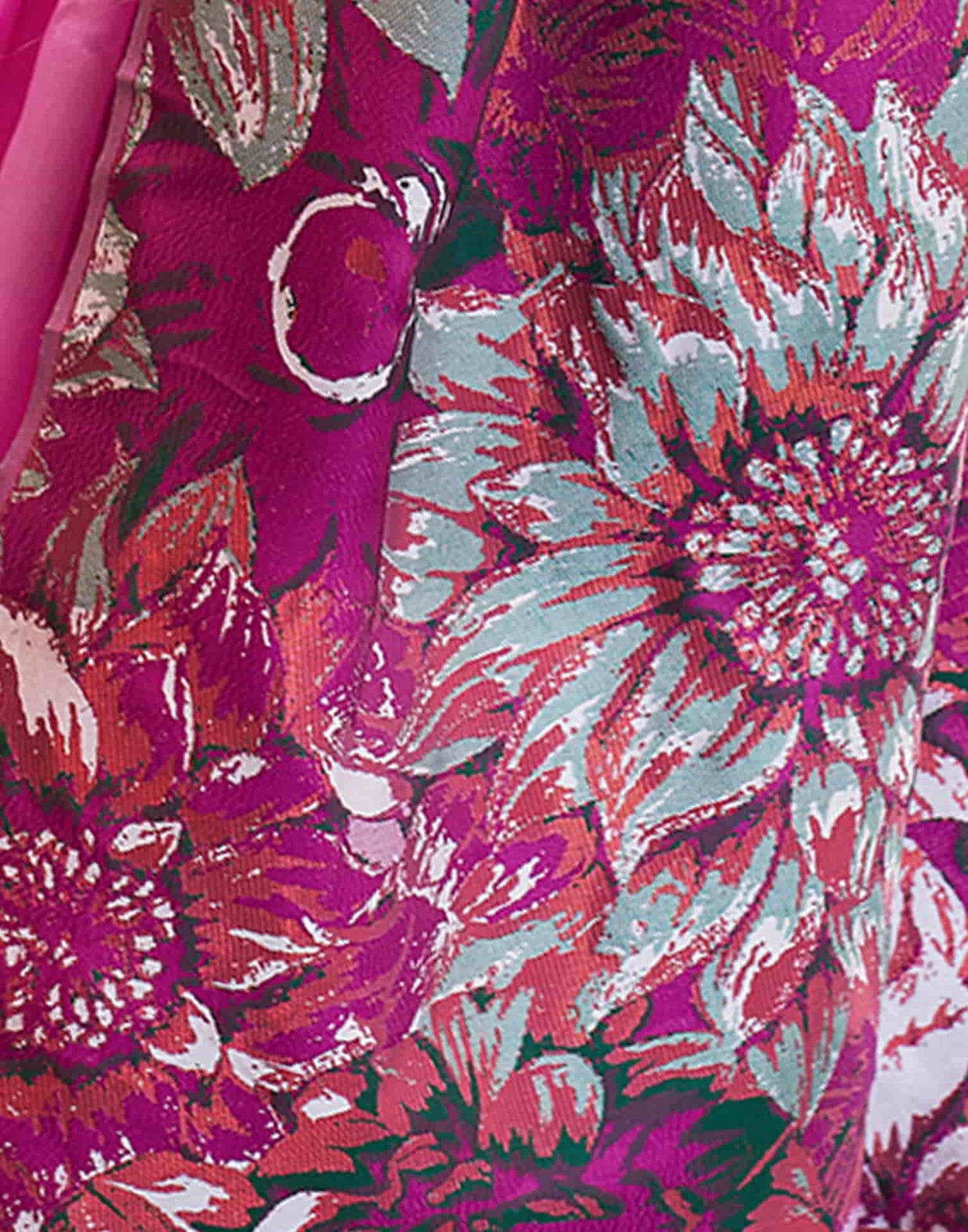 Pink Banarasi Silk Woven Saree