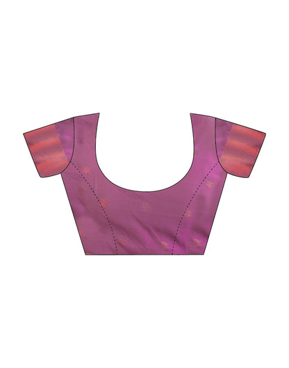 Pink Banarasi Silk Woven Saree