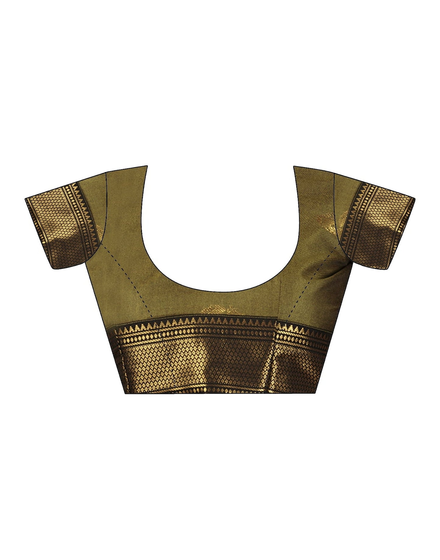 Turquoise Kanjivaram Silk Woven Saree