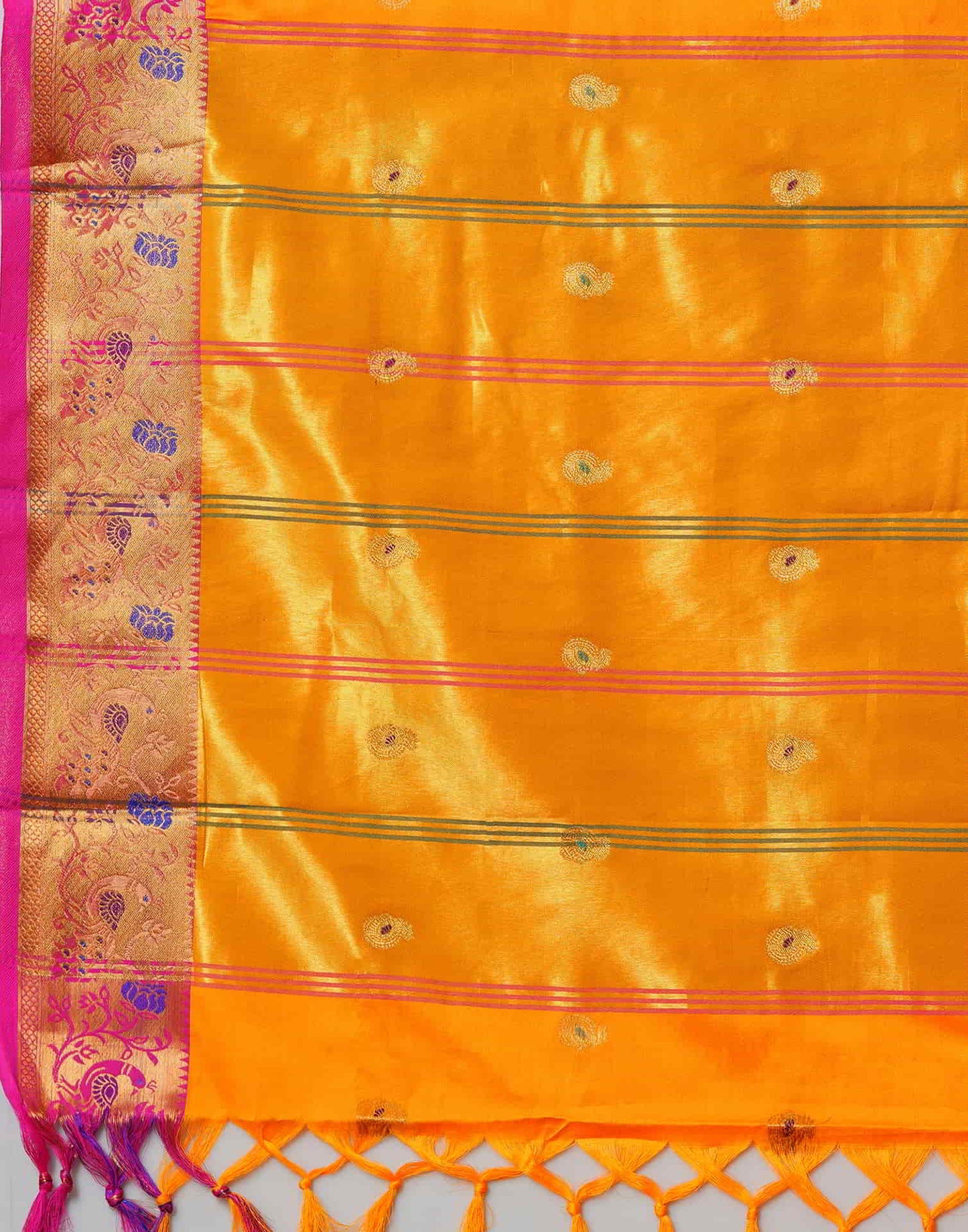 Blue Kanjivaram Silk Woven Saree