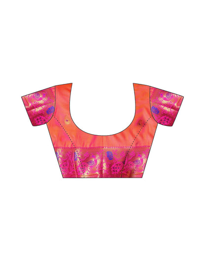 Blue Kanjivaram Silk Woven Saree