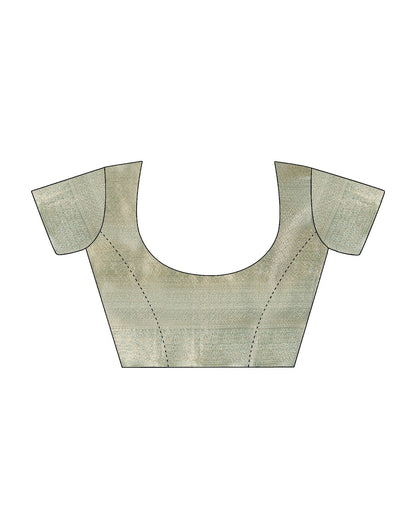 Green Banarasi Silk Woven Saree