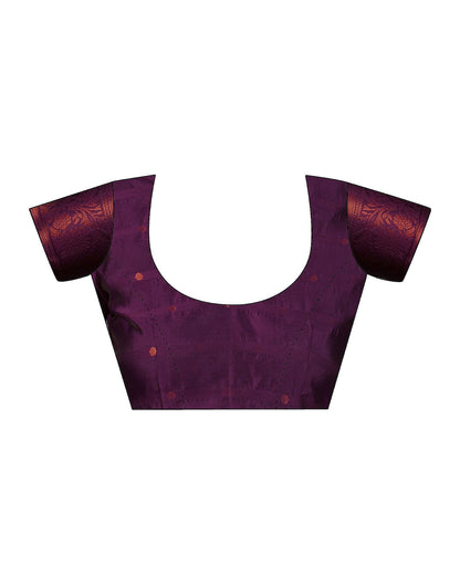 Light Purple Silk Woven Banarasi Saree