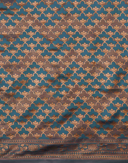 Blue Banarasi Silk Woven Saree