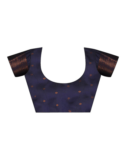 Dark Pink Silk Woven Banarasi Saree