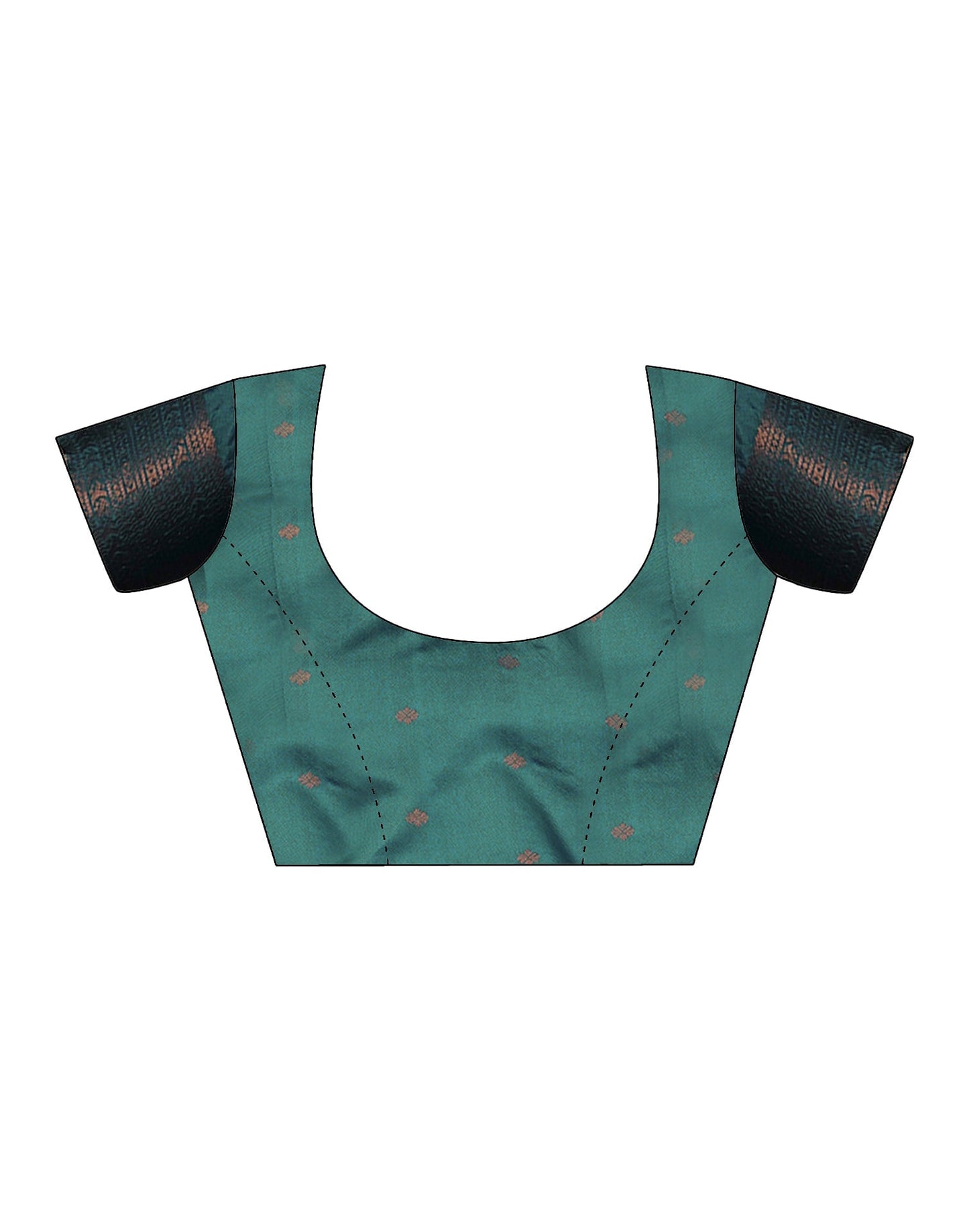 Navy Blue Silk Woven Banarasi Saree