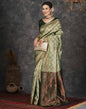 Green Banarasi Silk Woven Saree