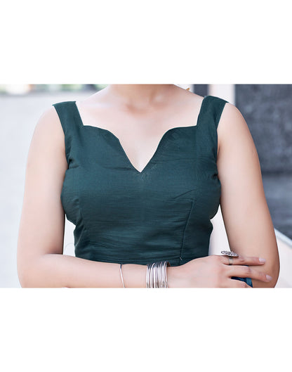 Sea Blue Georgette Printed Leheriya Saree