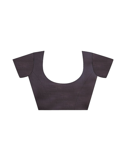 Brown Georgette Printed Leheriya Saree