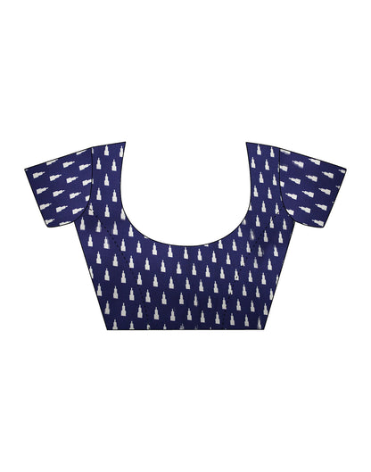 Dark Dusty Pink Polyester Printed Saree