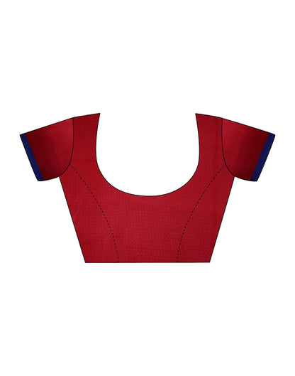 Cream Polyester Printed Saree