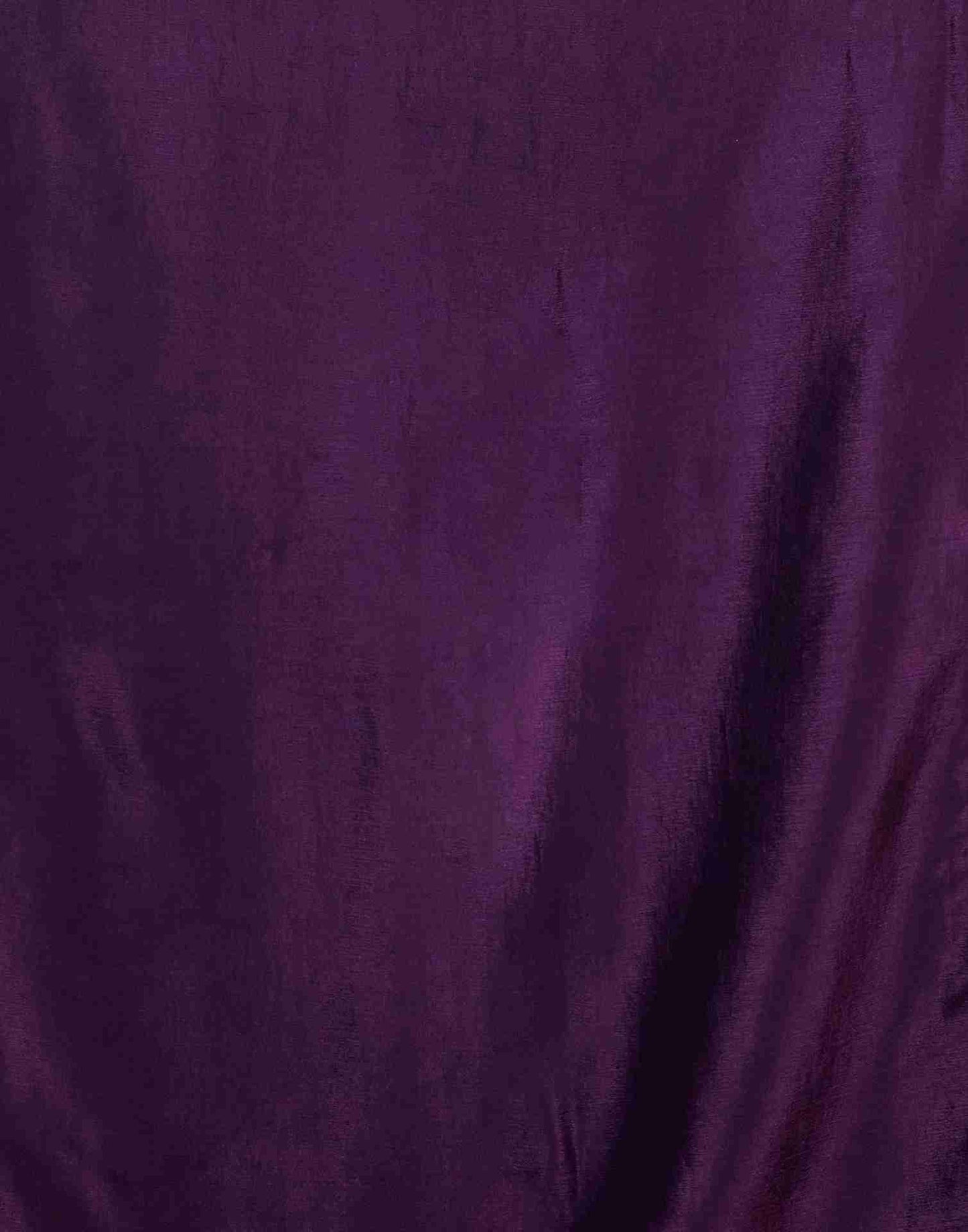 Deep Purple Chiffon Plain Saree