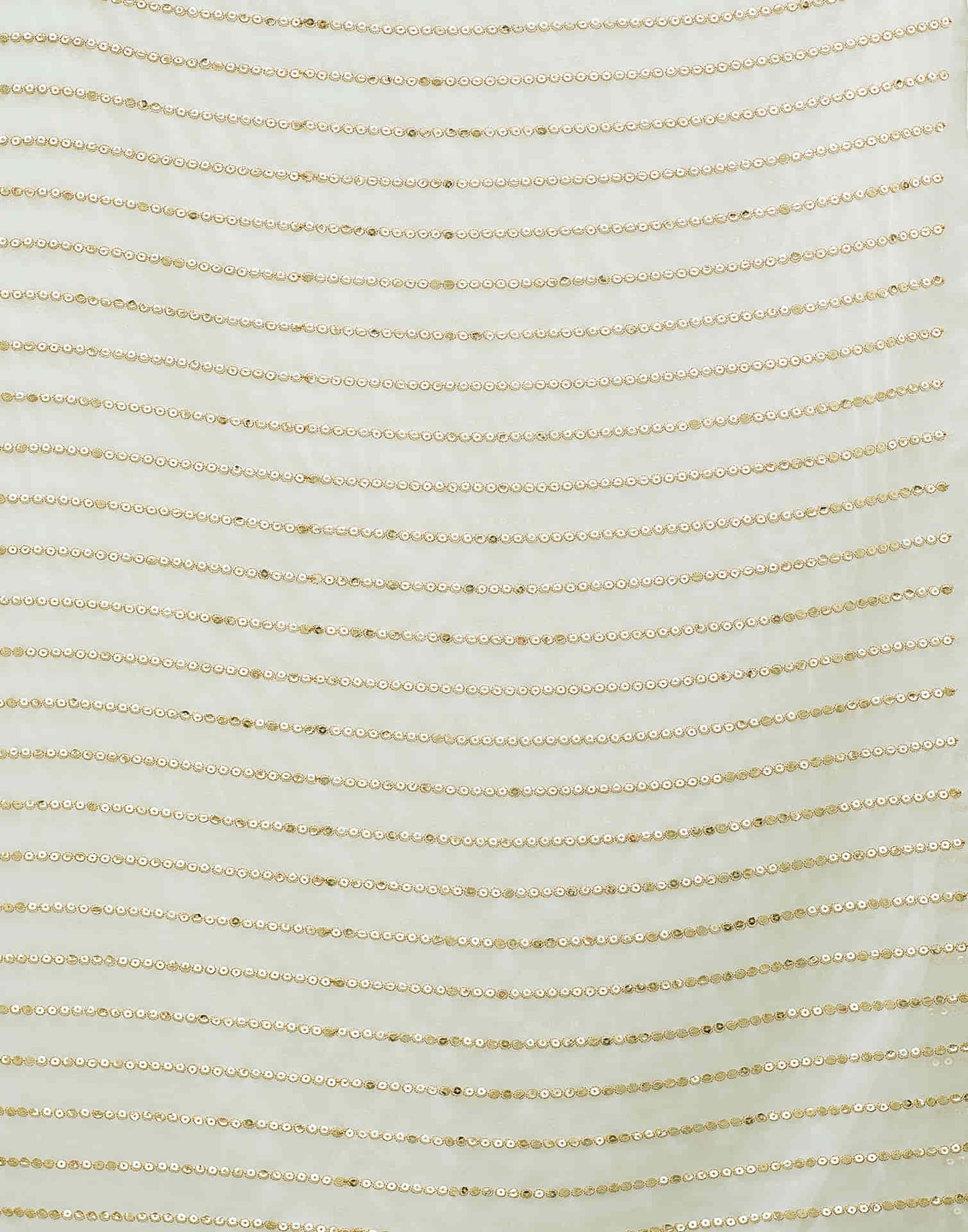 Off White Georgette Sequence Saree