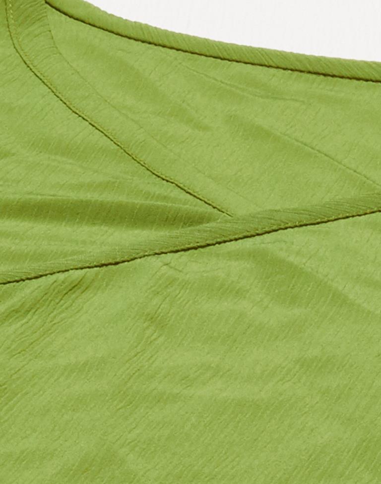 Light Green Slit Knot Dress | Leemboodi