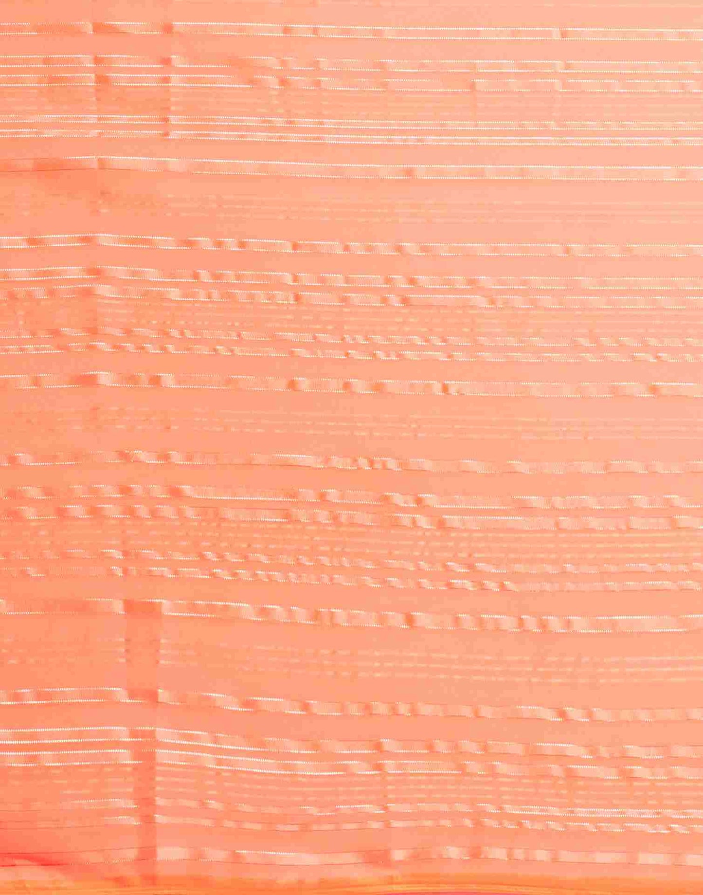 Light Orange Georgette Plain Saree