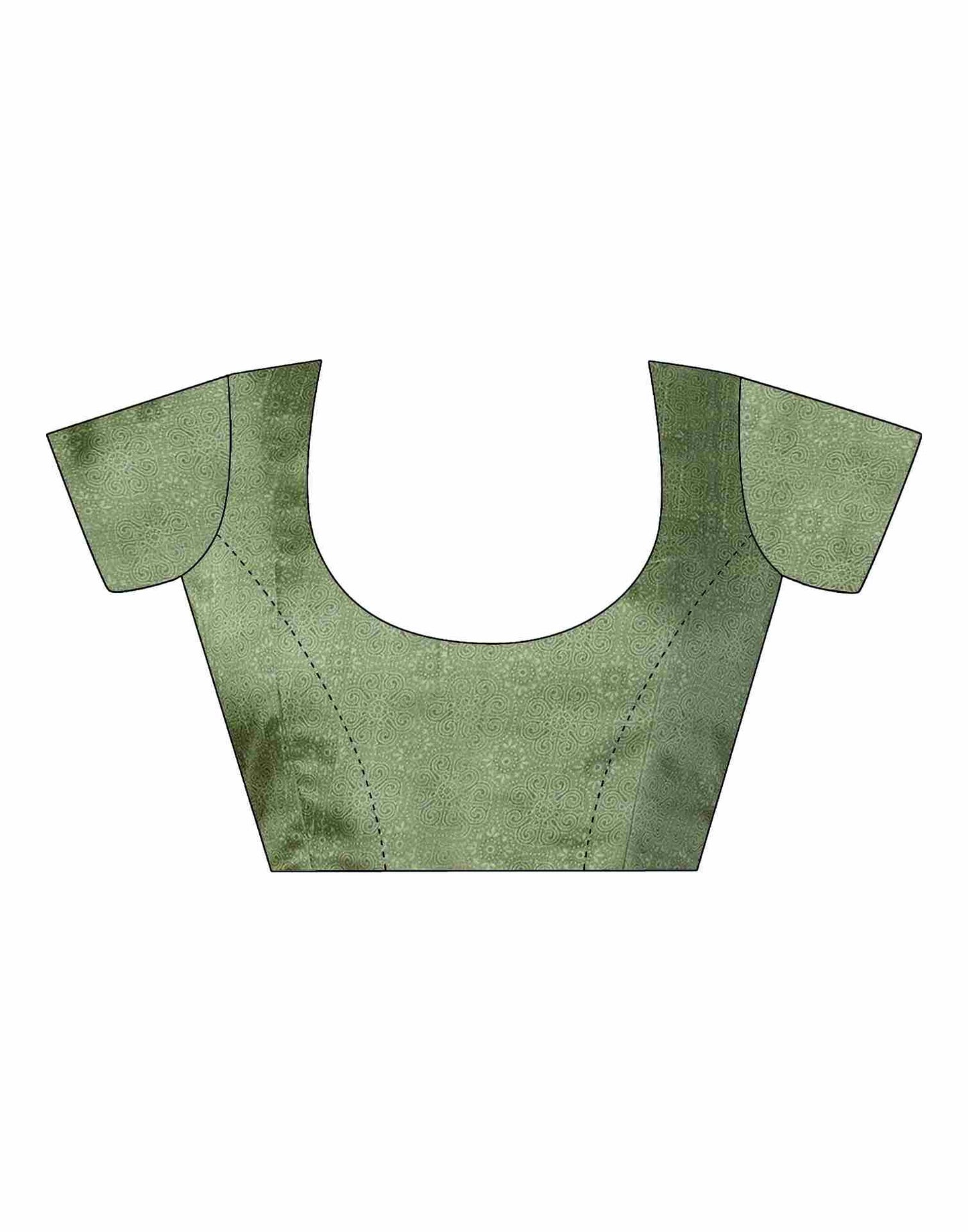 Light Pink Silk Printed Saree