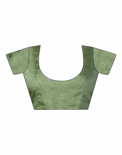 Light Pink Silk Printed Saree