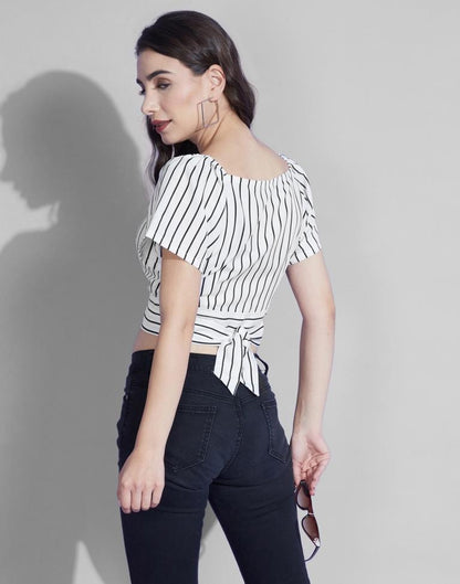 White Crop Top | Leemboodi