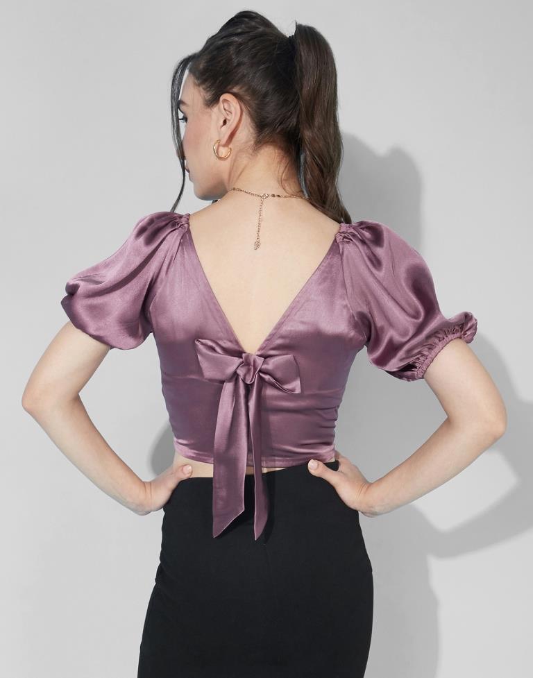 Purple Ruched Top | Sudathi