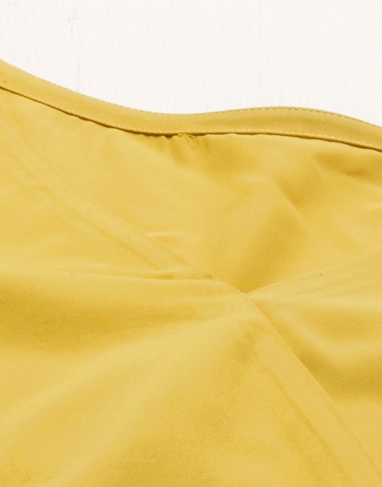 Yellow Wrap Top | Sudathi